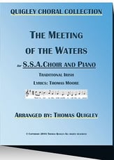 The Meeting of the Waters (SSA) SSA choral sheet music cover